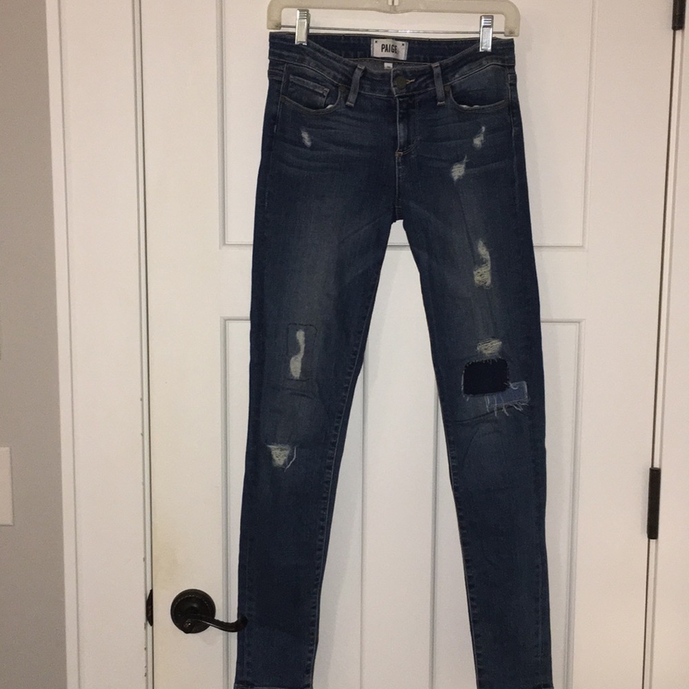 Paige Patched Jeans